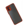 Durukar®  Vivo Y15S Kılıf Montreal Silikon Kapak - Kırmızı