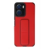 Durukar®  Vivo Y16 Kılıf Mega Standlı Silikon - Kırmızı