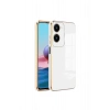 Durukar®  Vivo Y18 Kılıf Volet Silikon - Beyaz
