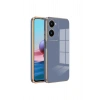 Durukar®  Vivo Y18 Kılıf Volet Silikon - Mavi