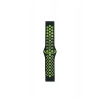 Durukar®  Watch 20mm Spor Delikli Kordon - Siyah-Yeşil