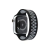 Durukar®   Watch 42mm Ayarlı Delikli Silikon Kordon - Siyah-Gri