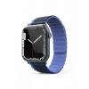 Durukar®   Watch 42mm MO-WB1 Çift Renk Mıknatıslı Silikon Kordon - Lacivert-Mavi