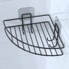 Durukar® Yapışkanlı Banyo Köşeliği Kancalı Köşe Rafı Duş Şampuanlık Duvar Düzenleyici Organizer Raf