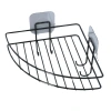 Durukar® Yapışkanlı Banyo Köşeliği Kancalı Köşe Rafı Duş Şampuanlık Duvar Düzenleyici Organizer Raf
