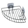 Durukar® Yapışkanlı Banyo Köşeliği Kancalı Köşe Rafı Duş Şampuanlık Duvar Düzenleyici Organizer Raf