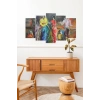 Düşündüren Tablo 5 Parçalı Mdf Tablo 60 x 100