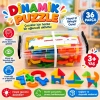 Eğlenceli Dinamik Puzzle 40 Parça Seti