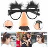 Eğlenceli Kılık Değiştirme Kaş Bıyık Mizah Gözlüğü 9x13 cm (5365)