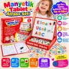 Eğlenceli Manyetik Alfabeyi 1 Adet Tablet Seti