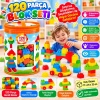 Eğlenceli Multi Blok Seti 120 Parça Çocuklar İçin