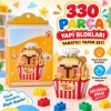 Eğlenceli Popcorn Parça Block Oyuncak Seti