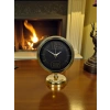 Elite Black Gold 25 x 20 Cm Metal Table Clock