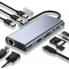 Ergonomik 11 Fonksiyonlu Type-c Hdmı Usb Çoklayıcı Adaptör