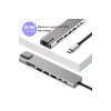 Ergonomik 87 W Pd Usb-c Çoklu Dönüştürücü Hub İle 4 K Hdmı