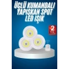Ergonomik Kablosuz Led Işıldak 3lü Set Mutfak Banyo