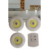 Ergonomik Kablosuz Led Işıldak 3lü Set Mutfak Banyo