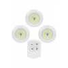 Ergonomik Kablosuz Led Spot Lamba Seti 3lü Paket
