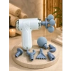 Ergonomik Kablosuz Masaj Tabancası 8 Başlıklı Taşınabilir