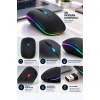 Ergonomik Kablosuz Şarjlı Mouse 1600 Dpı Sessiz Tıklama