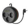 Ergonomik Makaralı Priz Seti İle 3 Soket 3 Usb Ve Type-c Girişi