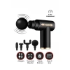 Ergonomik Mini Masaj Tabancası 4 Başlık İle Derin Doku Rahatlatma