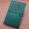 Ergonomik Pusula Deri Defter 20x12.5 Cm 192 Sayfa