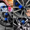 Ergonomic Handle Rim and Tire Cleaning Brush – Powerful Bristle Detail Brush for Car Detailing (5365)