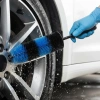 Ergonomic Handle Rim and Tire Cleaning Brush – Powerful Bristle Detail Brush for Car Detailing (5365)