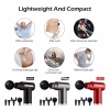 Ergonomik Vurmalı Masaj Tabancası 4 Başlıkla 6 Hız Seçeneği