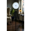 Eskitme 24 Saat Göstergeli Özel Tasarım Tripod Ayaklı Saat