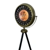 Aged 24-Hour Indicator Custom Design Tripod Leg Clock