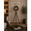 Aged 24-Hour Indicator Custom Design Tripod Leg Clock