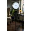 Eskitme 24 Saat Göstergeli Özel Tasarım Tripod Ayaklı Saat