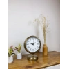 Eskitme Metal Retro Masa Saati 25×20 cm