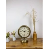 Eskitme Metal Vintage Masa Saati 25×20 cm