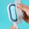Evcil Hayvanlar İçin Çift Taraflı Pet Fırçası Nemli Tüy Tarama Tarağı (5365)