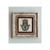 Fatma Ana Eli Çerçeveli Taş Tablo , Çerçeveli Taş Duvar Dekoru 20 cm