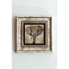 Fil Çerçeveli Taş Tablo , Çerçeveli Taş Duvar Dekoru-enkcrcvtbl-00105 20 cm