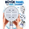 Filtreli 6 Modlu Duş Başlığı Beyaz 1 Adet