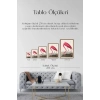 Flamingo Ahşap Çerçeveli Tablo 23 x 30