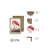 Flamingo Ahşap Çerçeveli Tablo 50 x 70