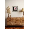 Flamingo Çerçeveli Taş Tablo 20 cm