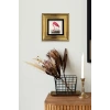 Flamingo Çerçeveli Taş Tablo 20 cm