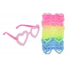 Luminous Heart Model Glow Party Glasses Glow in the Dark Glasses 12 Pieces (5365)