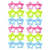 Phosphorescent Star Model Glow Party Glasses Glow-in-the-Dark Glasses 12 Pieces (5365)