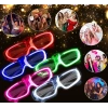 Glow Model 3 Different Function Lighted Party Glasses Mixed Color 12 Pieces (5365)