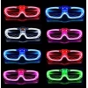 Glow Model 3 Different Function Lighted Party Glasses Mixed Color 12 Pieces (5365)