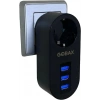 Gobax Termal Akım Korumalı Akıllı Priz 3xusb Li, Çocuk Korumalı, Led Işıklı, Yüksek Isıya Dayanıklı (5365)