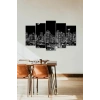 Gökdelen Şehir 5 Parçalı Mdf Tablo 60 x 100